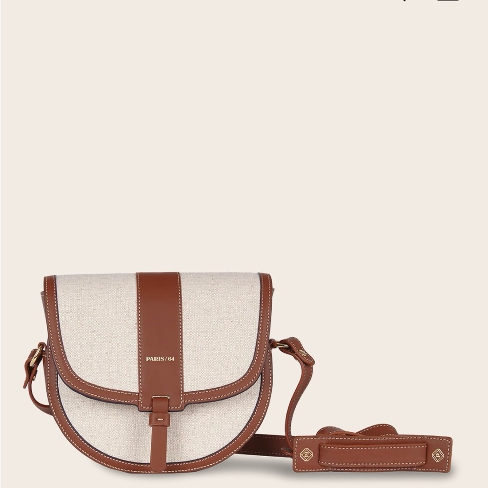 Elegant Brown and Cream Women's Bag